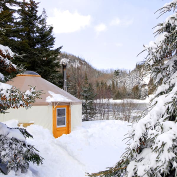 Campground at parc national du Bic