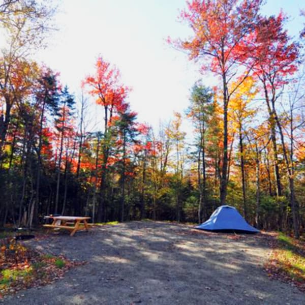 Campground at parc national du Mont-Mégantic
