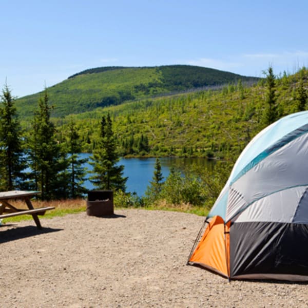 Campground at Parc national des Grands-Jardins