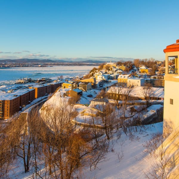 Lévis in winter