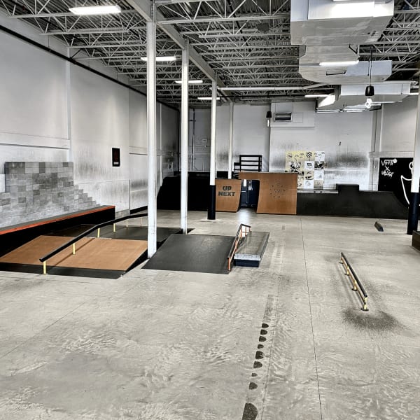Skatepark intérieur de SPIN Skatepark.