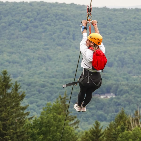  Zipline at Mont Sutton