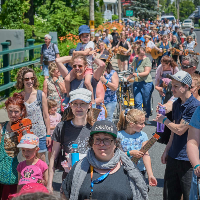 Group of people on the street.