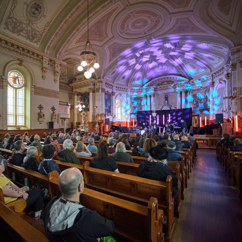 Music concert in a church.