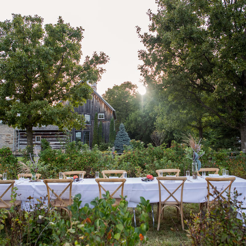 Savour the journey on a foodie road trip through  Québec - Rustic long farmhouse table