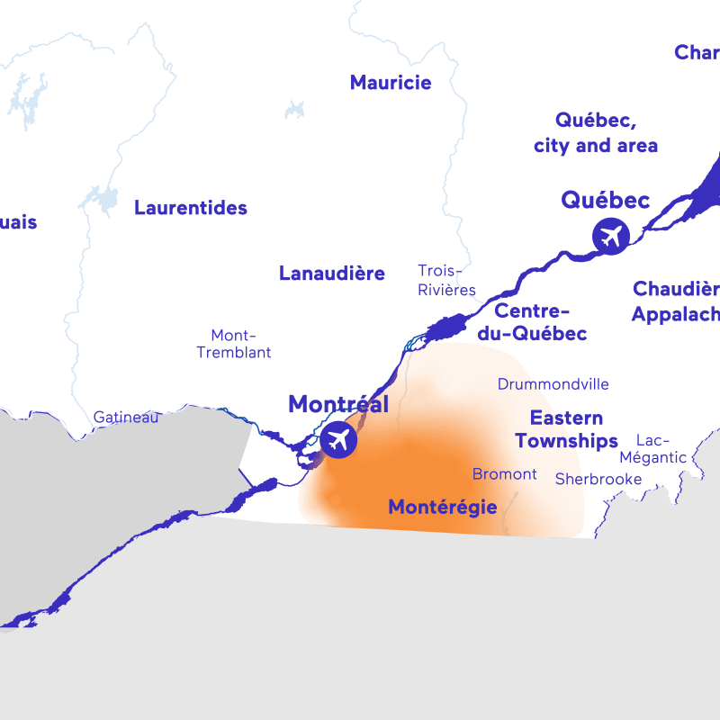 Savour the journey on a foodie road trip through Québec - Corridor orange