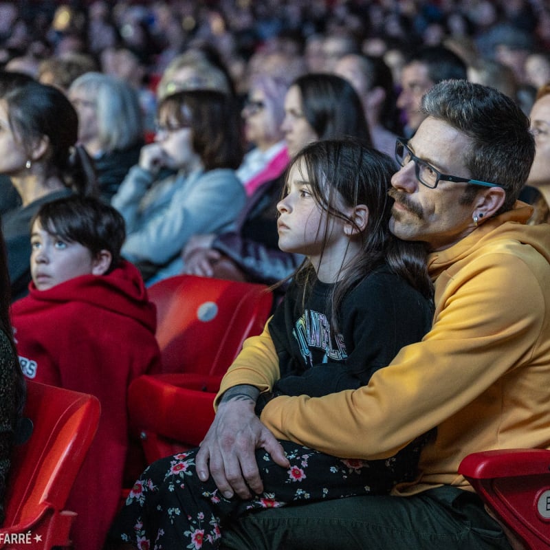 Crowd attending a show at the Amphithéâtre Cogeco