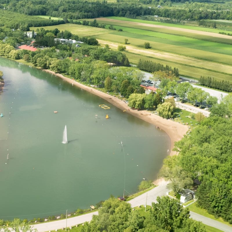 Domaine International de Rouville - Vue aérienne du camping