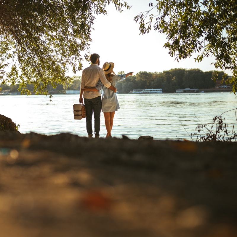 Picnic by the Ottawa River.