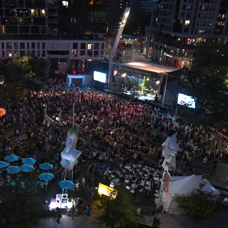 Festival international Nuits d'Afrique - Aerial view of the festival