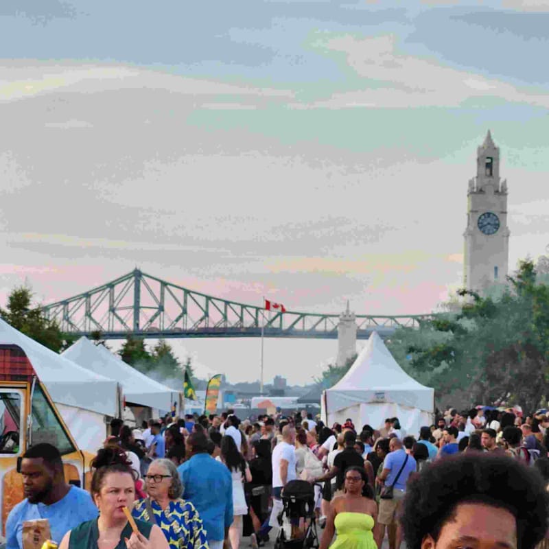 Crowd at the Taste of the Caribbean festival.