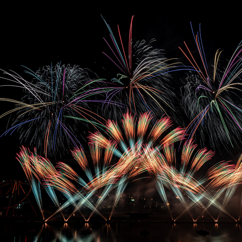 Feu d'artifice La Ronde Six Flag