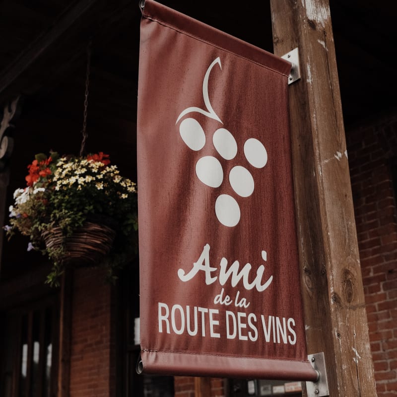 Affiche "Amis de La Route des vins"