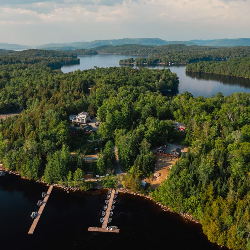 Pourvoirie Triolet dans les Laurentides.
