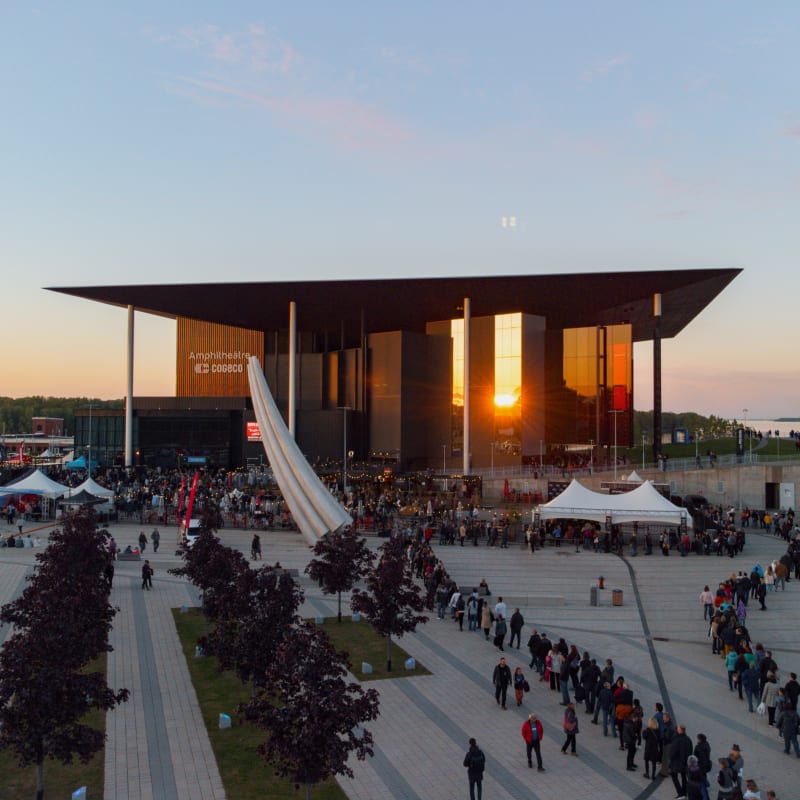 View of the Cogeco Amphitheatre