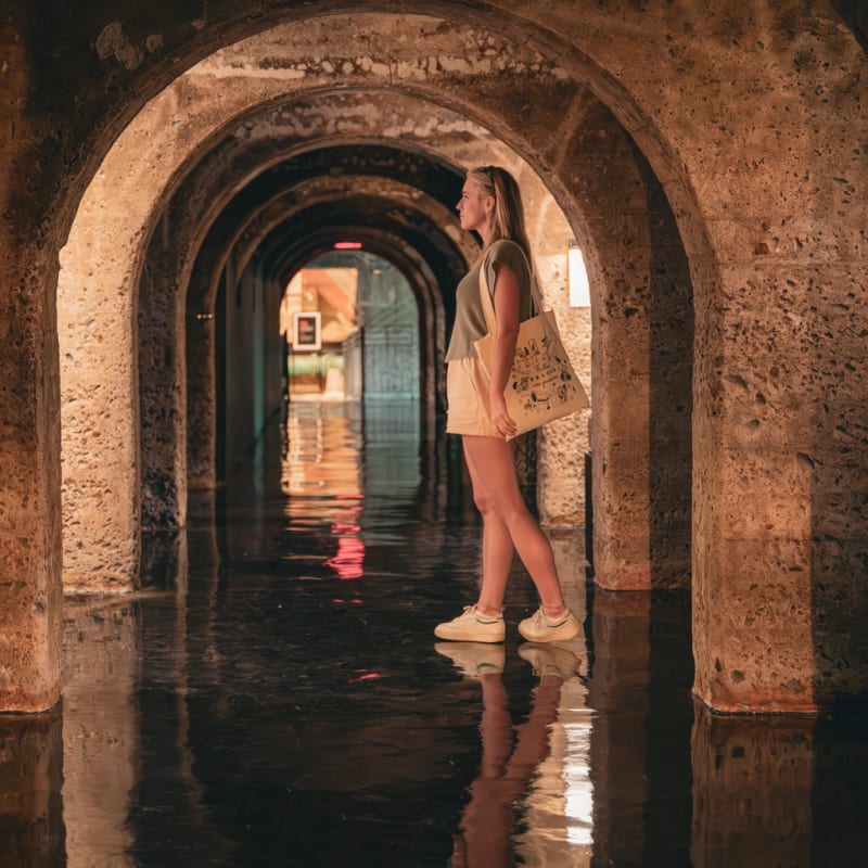 Girl at the Boréalis Museum