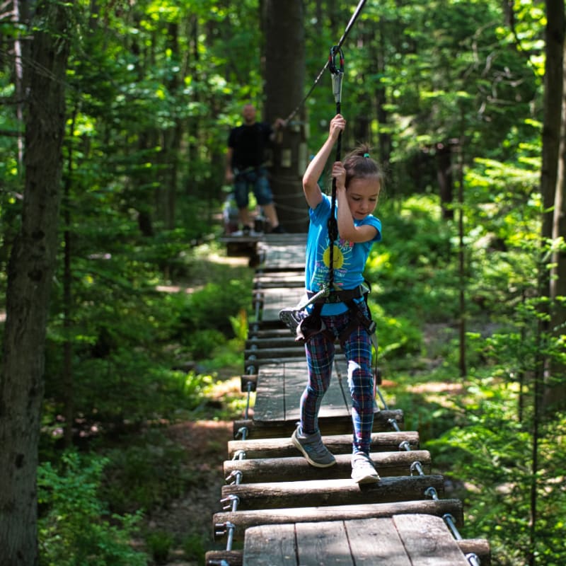 A summer of nature discoveries with Quebec Adventure Outdoor - Treetop course for kids, Parc du Domaine Vert