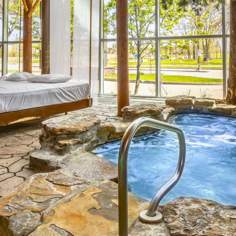 Treat yourself to some relaxation at the Nordic spa