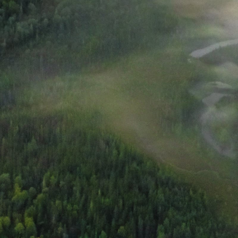 Your adventure begins in Saguenay–Lac-Saint-Jean - Mountainous landscape at sunset
