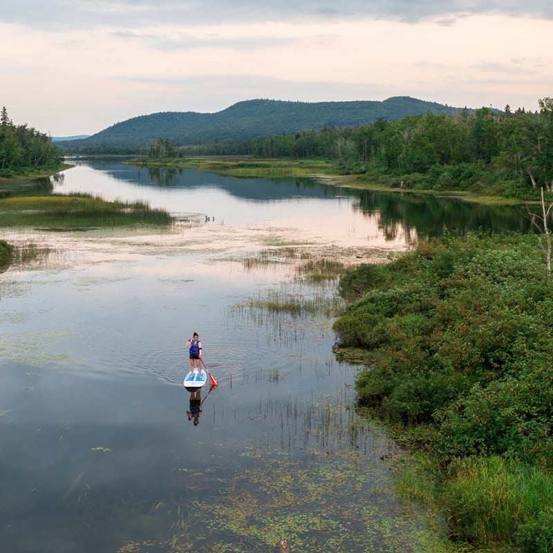 Discover the beautiful area of Témiscouata - Paddleboard, Parc national du Lac-Témiscouata