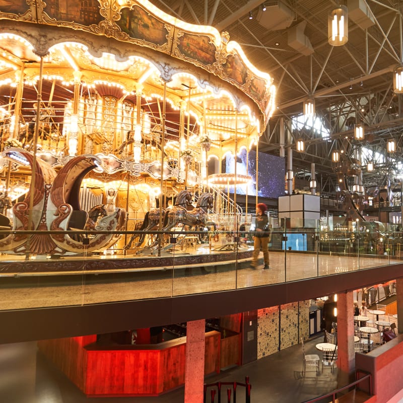 Merry-go-round at Méga Parc.