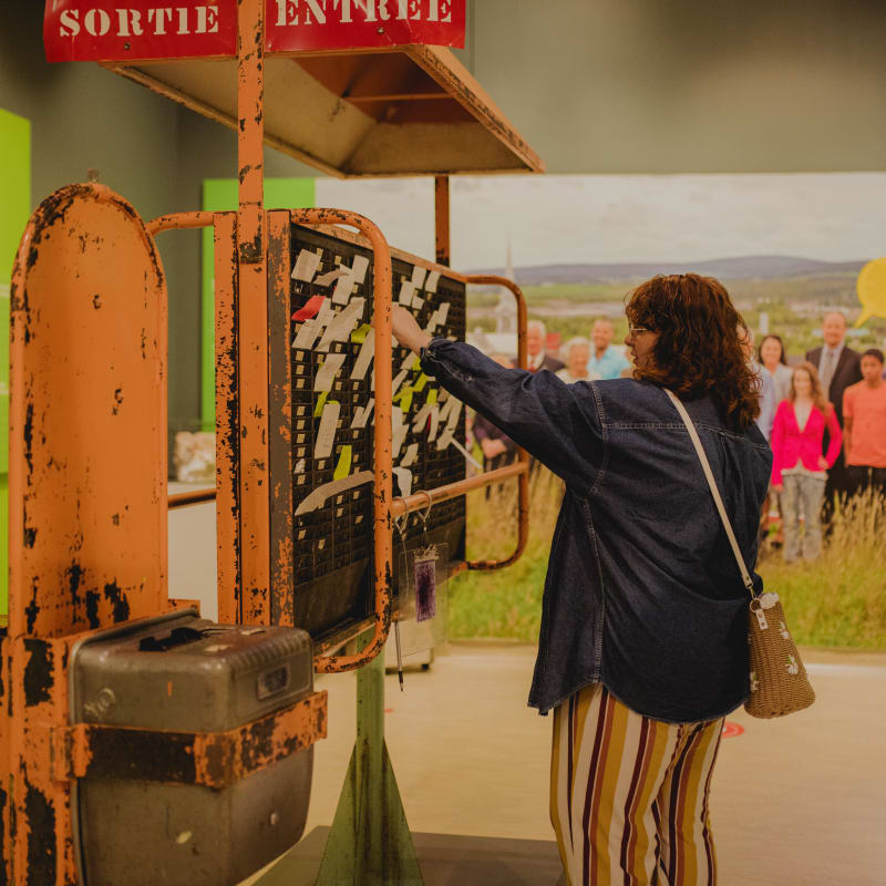 Exposition intérieure au Musée Minero