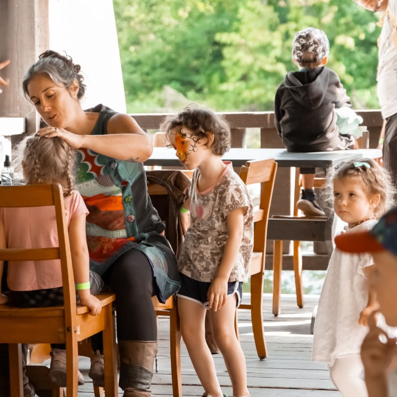 Family activity at the Ulverton Wool Mill
