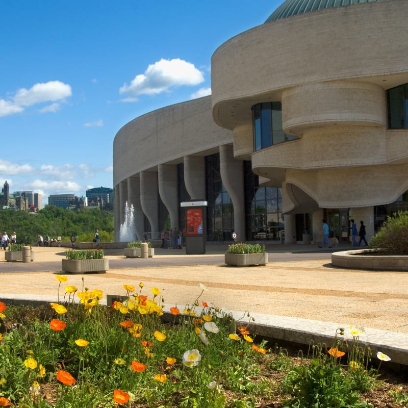 Outside view of the Canadian History Museum.