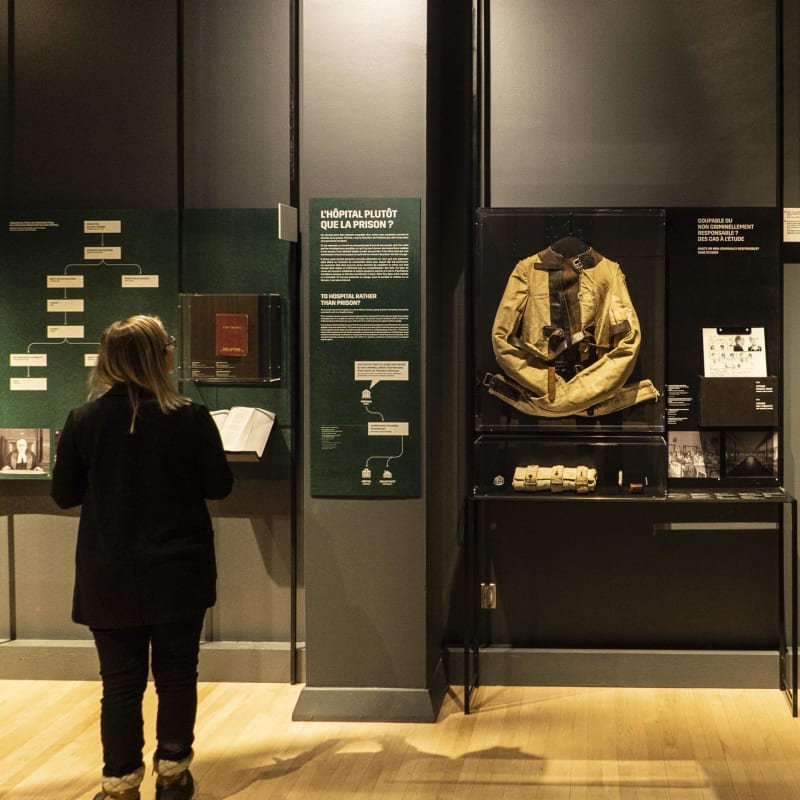 Exhibit on prison at Musée POP.