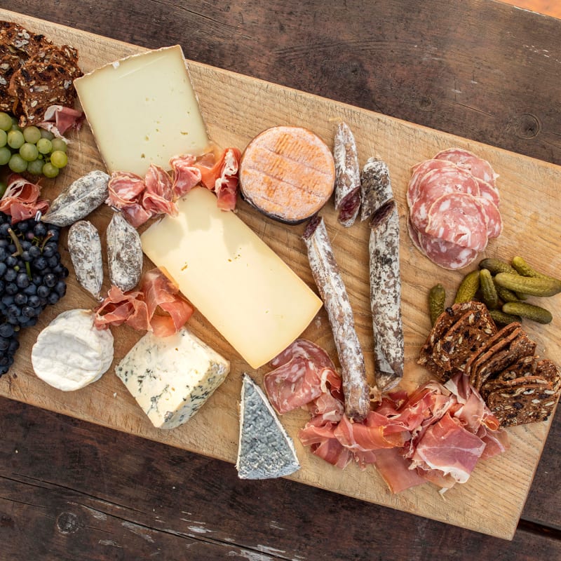 Charcuterie board.