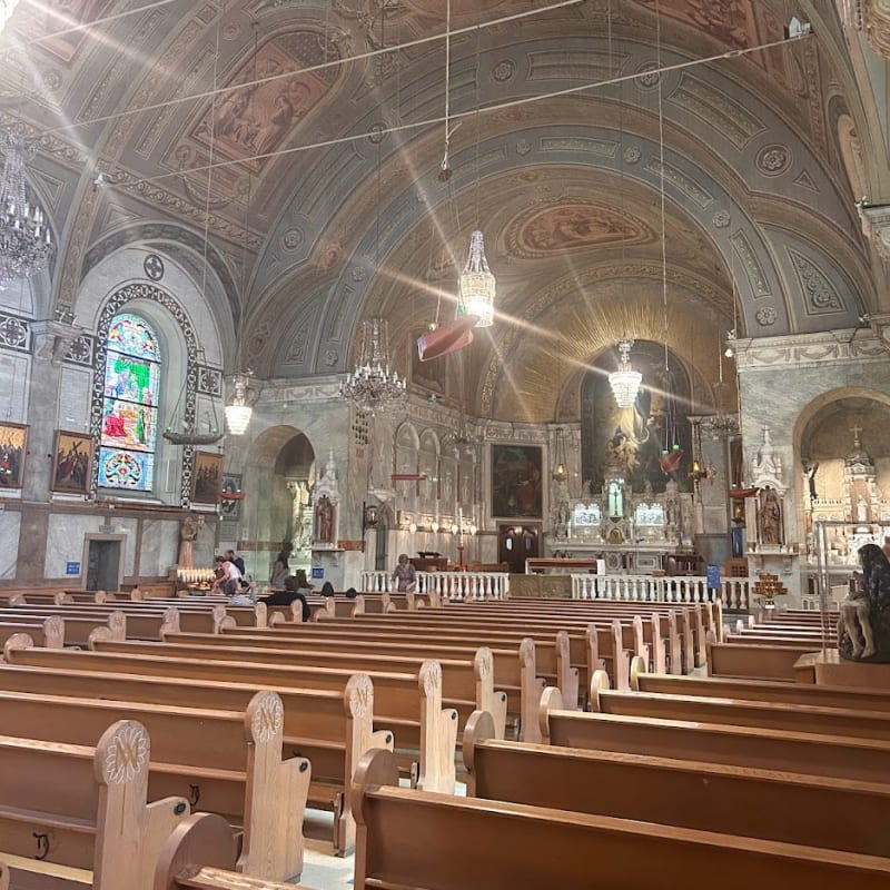 Inside view of the Notre-Dame-de-Bon-Secours chapel
