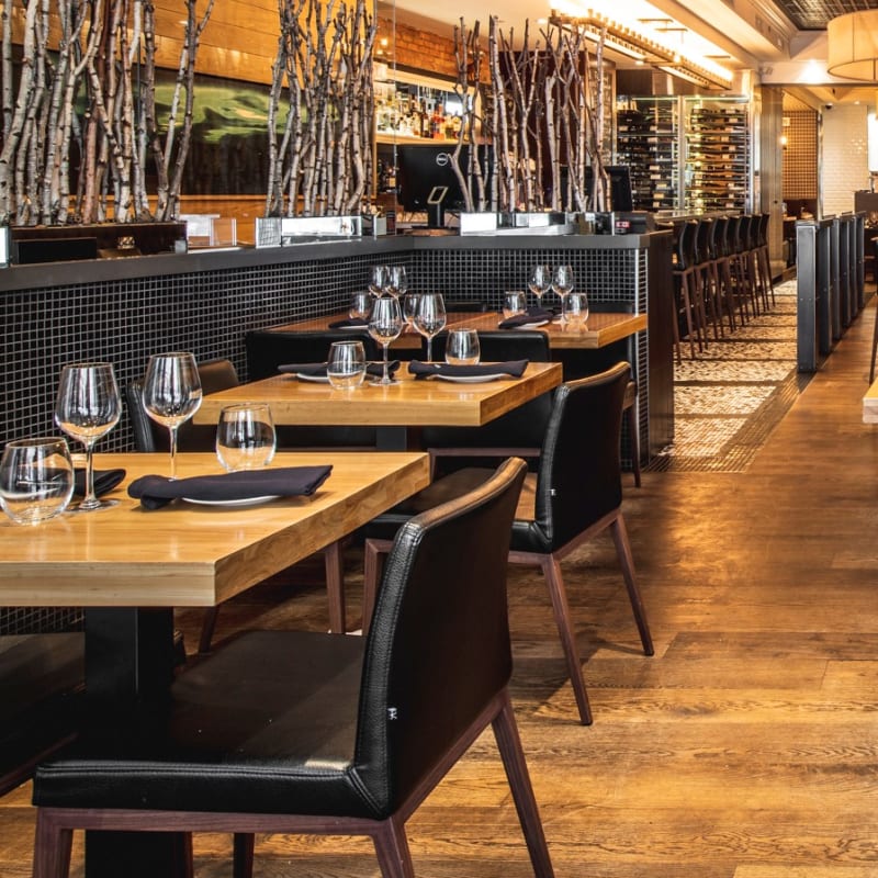 Salle à manger du Chez Boulay bistro boréal.