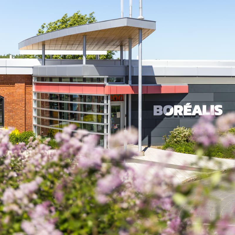 Façade du musée Boréalis.