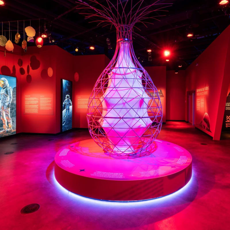 Rouge 2100 exhibit at the Planetarium