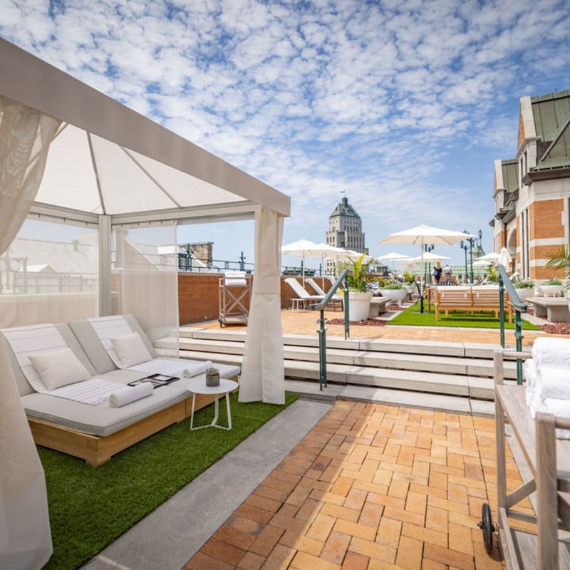 Cabanas at Château Frontenac