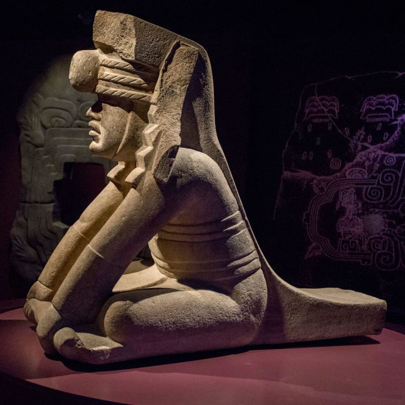 Object from the exhibit on the Olmecs.