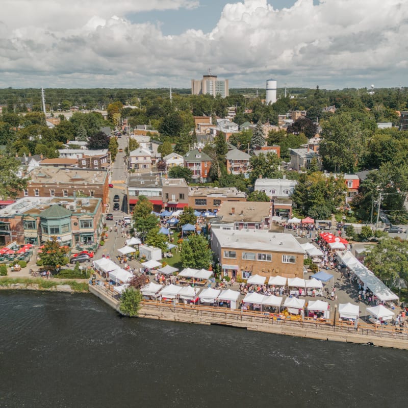 Aerial view, Sainte-Anne-de-Bellvue