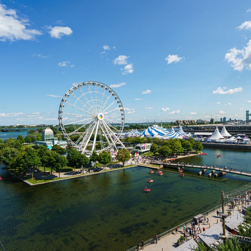 The Old Port and the Grande Roue de Montréal