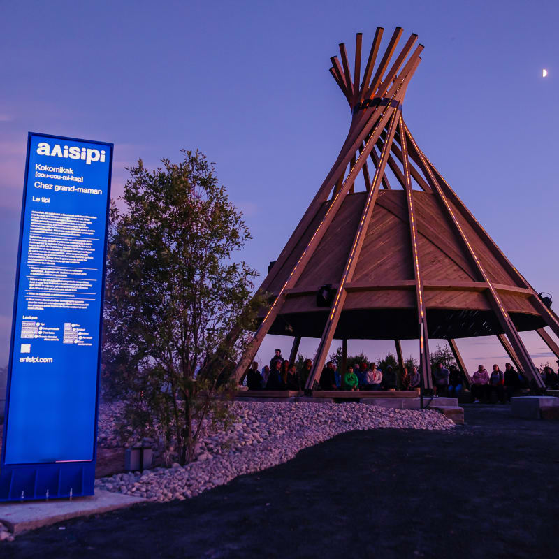 Abitibi-Témiscamingue : Anisipi, the Tee-pee