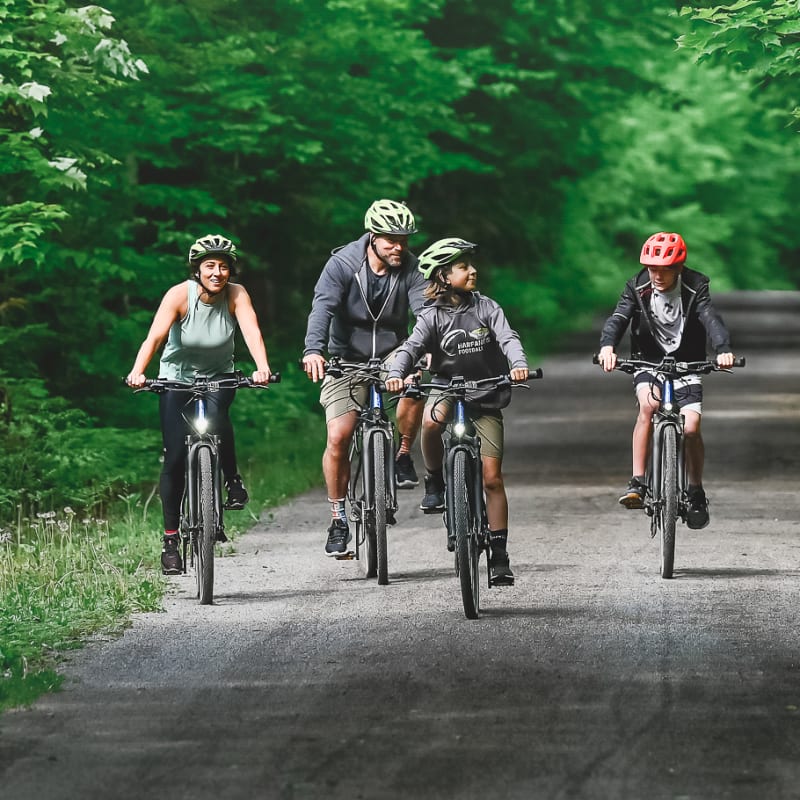 Family cycling