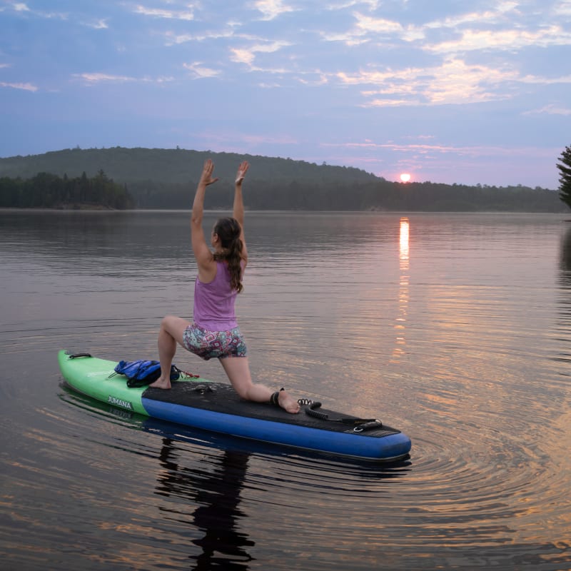 The Laurentians: Paddleboarding at Baskatong reservoir