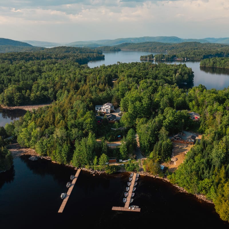 Tourisme Laurentides:  élo électrique à la Pourvoirie le Triolet