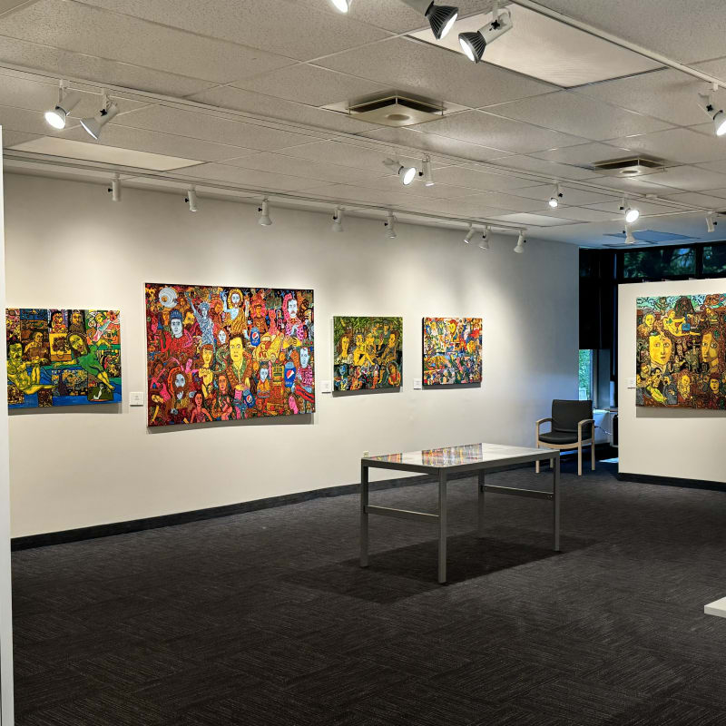 Exhibit room in an art museum.