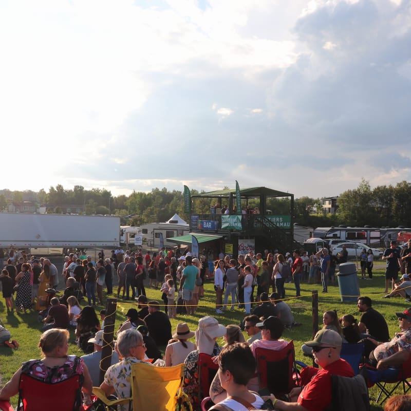 Foule au H2O Festival.