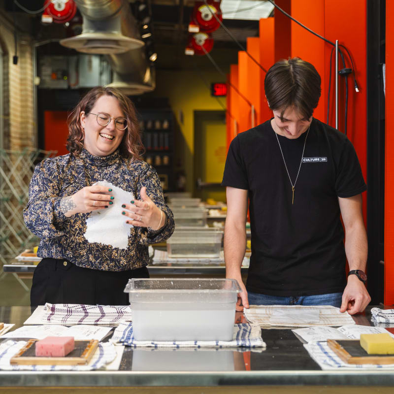 Paper-making workshop