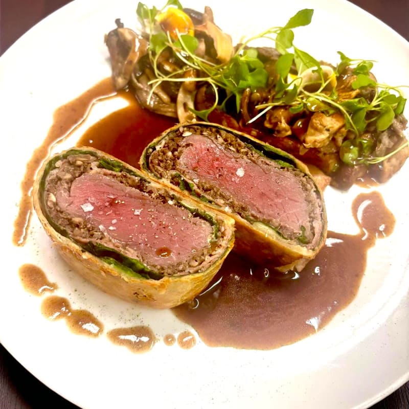 Assiette de boeuf Wellington.