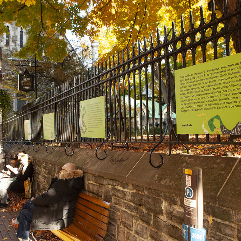 Literary panels in Québec City during the Québec en toutes lettres festival.