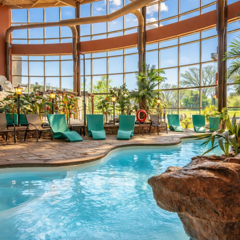Pool at Hôtel Universel.