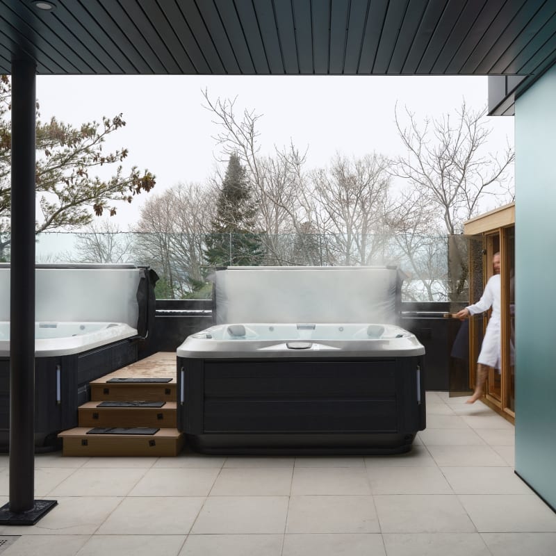Spa extérieur.