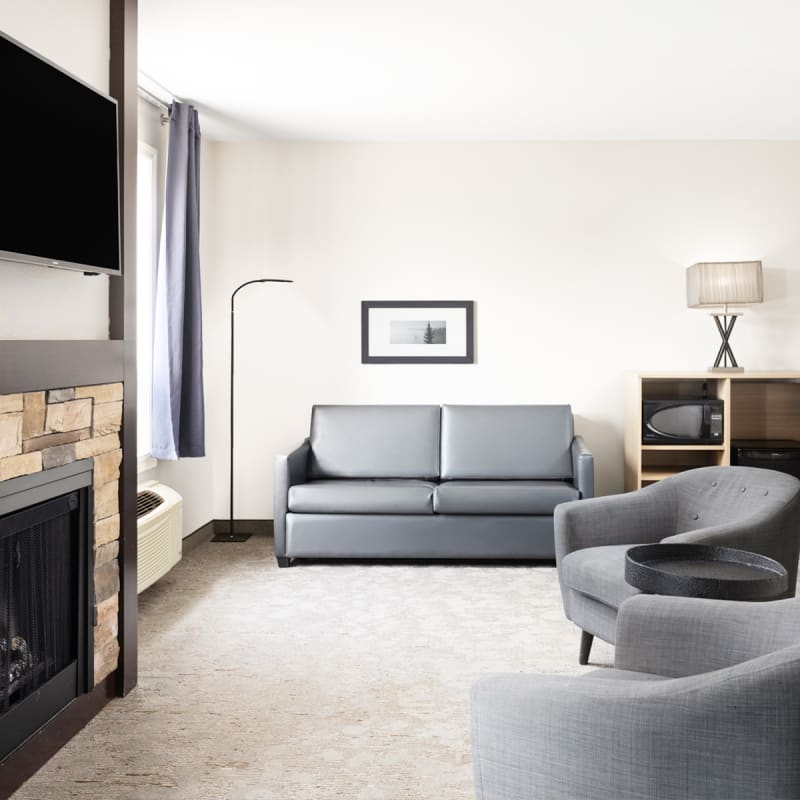 Room at Hôtel Super 8 St-Jérôme.